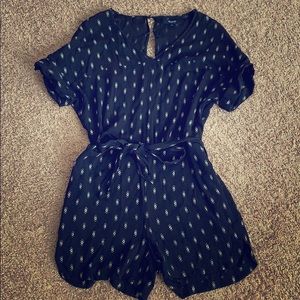 Madewell romper with pockets